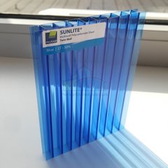 Купиnb Полікарбонат сотовий Sunlite 4 mm Blue 2100x6000 мм  в Києві.
